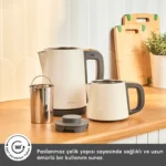 چایساز استیل کاراجا Tea Break کرم طرح چوب - Image 4