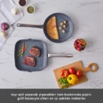 سرویس ماهیتایه وک گریل کاراجا بیوگرانیت Monet مشکی - Image 4
