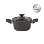 سرویس قابلمه 7 پارچه کاراجا القایی Biogranit Blackgold مشکی گلد - Image 4