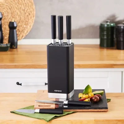 سرویس چاقو ۶ پارچه کاراجا Skycut مشکی