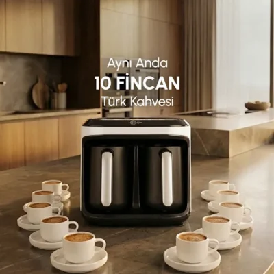 قهوه ساز تک کاره دوقلو کاراجا Hatır Hüp Düet Aroma کرم