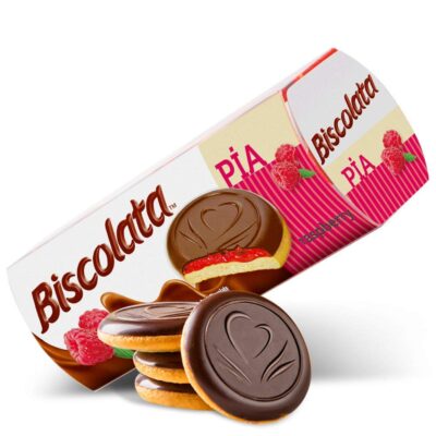 بیسکویت تمشک بیسکولاتا پای Biscolata Pia
