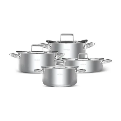 سرویس قابلمه استیل القایی 8 پارچه کاراجا مونترال Montreal