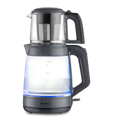 چایساز شیشه‌ ای هومند Infinity 1764H خاکستری