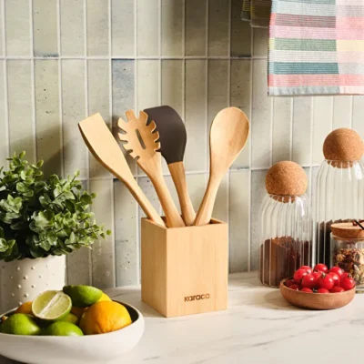 سرویس 5 پارچه کفگیر و ملاقه کاراجا Massimo