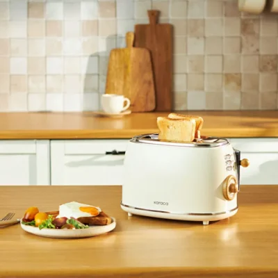 توستر نان کاراجا مدل Retro Wood کرم