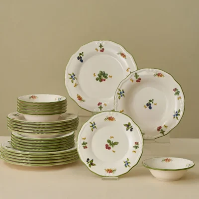 سرویس غذاخوری 24 پارچه ۶ نفره کاراجا مجستیک Majestic سبز