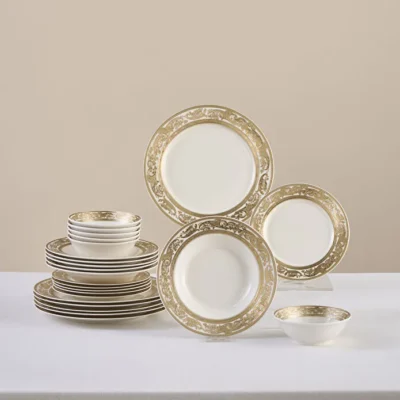 سرویس غذاخوری 24 پارچه ۶ نفره کاراجا الگانس بون ایزولا Elegance Bone Isola