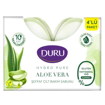 صابون دورو HYDRO PURE رایحه آلوئه ورا بسته 4 عددی
