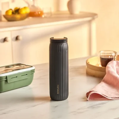 فلاسک دستی استیل کاراجا Rimo ریمو ۶۰۰ میلی خاکستری