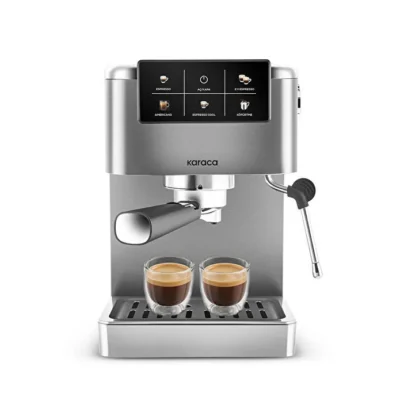 اسپرسو ساز همراه با فوم ساز شیر 20 بار کاراجا Coffee Art 1354 اینوکس