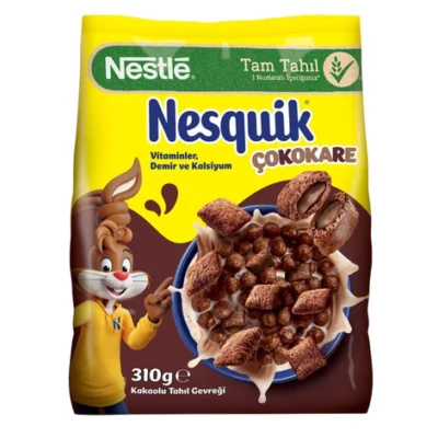 کورن فلکس نسکوییک توپی و بالشتی نستله Nestle با طعم شکلات 310 گرم