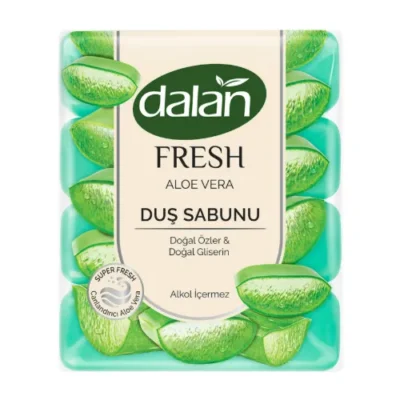 صابون دالان Dalan fresh با رایحه آلوئه ورا بسته ۴ عددی