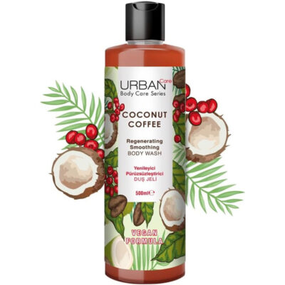 شامپو بدن اربن کر مدل body care با رایحه نارگیل مناسب برای انواع پوست 550 میل