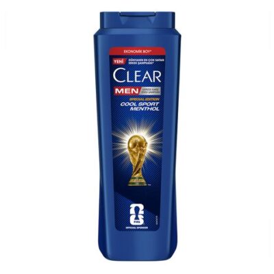 شامپو کلیر کول اسپرت منتول ترکیه اصل 600 میل Clear sport menthol