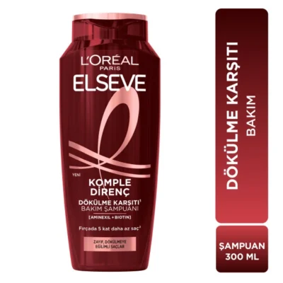 شامپو تقویت کننده و ضد ریزش مو ELSEVE مدل KOMPLE DIRENC حجم 300 میل