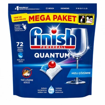 قرص ماشین ظرفشویی فینیش Finish بسته 72 عددی