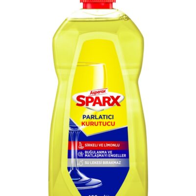 مایع جلادهنده و خشک‌کننده ماشین ظرفشویی آسپروکس (Asperox Sparx) مدل ۴۰۰ میلی‌ با رایحه لیمو و سرکه