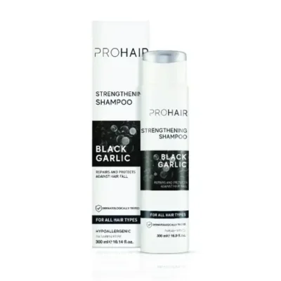 شامپو ضد ریزش و افزایش رویش مو پروهیر ProHair حاوی عصاره سیر سیاه حجم 300 میل
