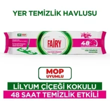 دستمال مرطوب مخصوص تی فیری با رایحه Lilyum Cicegi بسته 50 عددی