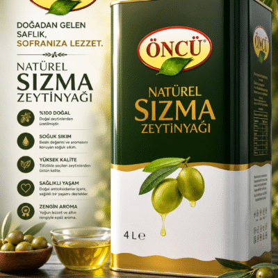 روغن زیتون فرابکرطبیعی اونجو Öncü حجم 4 لیتر