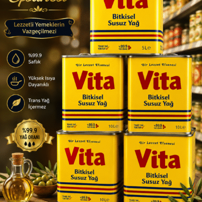 روغن جامد اصل ترکیه ویتا Vita حجم 10 لیتر