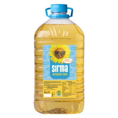 روغن مایع آفتابگردان سیرما sırma حجم 4 لیتر
