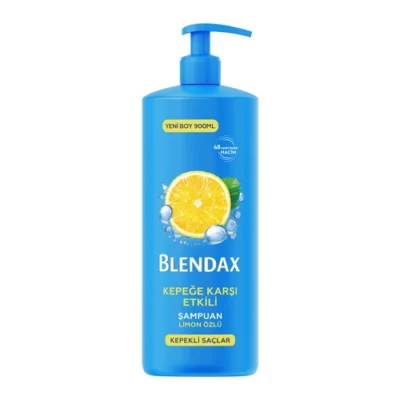 شامپو بلنداکس Blendax ضد شوره حاوی عصاره لیمو حجم ۹۰۰ میل