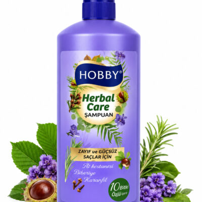شامپو سر پمپی هوبی HOBBY مخصوص موهای ضعیف و بی روح