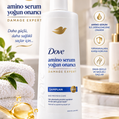 شامپو Amino Serum داو ترمیم کننده قوی موهای آسیب دیده حجم 600 میل