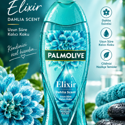 شامپو بدن پالمولیو Palmolive مدل Elixir حجم ۵۰۰ میل