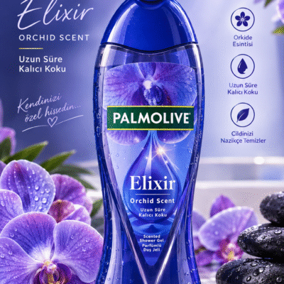 شامپو بدن پالمولیو Palmolive مدل Elixir عصاره ارکیده حجم 500 میل