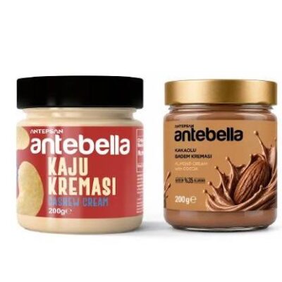 کرم بادام با کاکائو آنتبلا Antebella حجم ۲۰۰ گرم